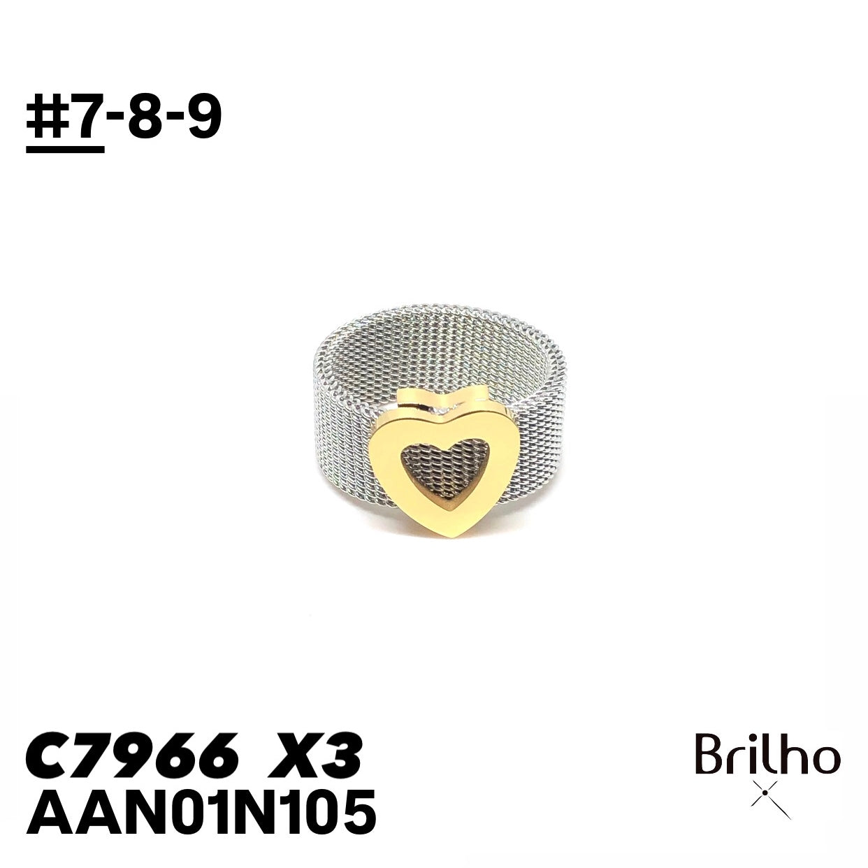 AAN01N105 ANILLO PQX3 #7-8-9