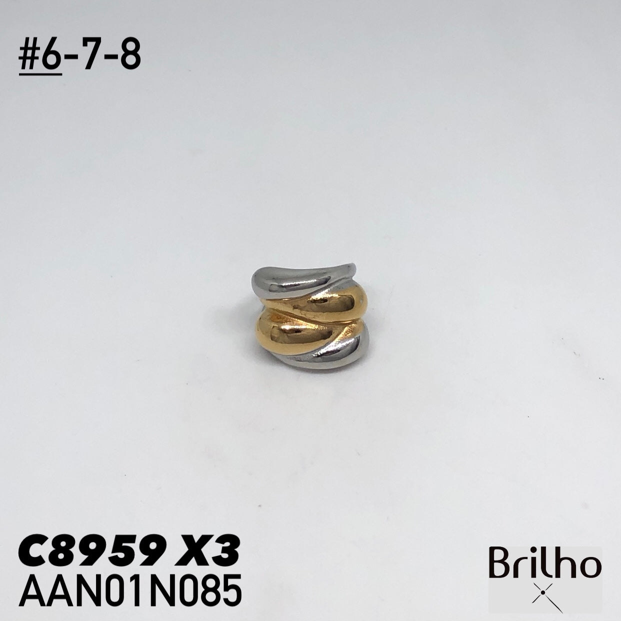 AAN01N085 ANILLO PQX3 #6-7-8