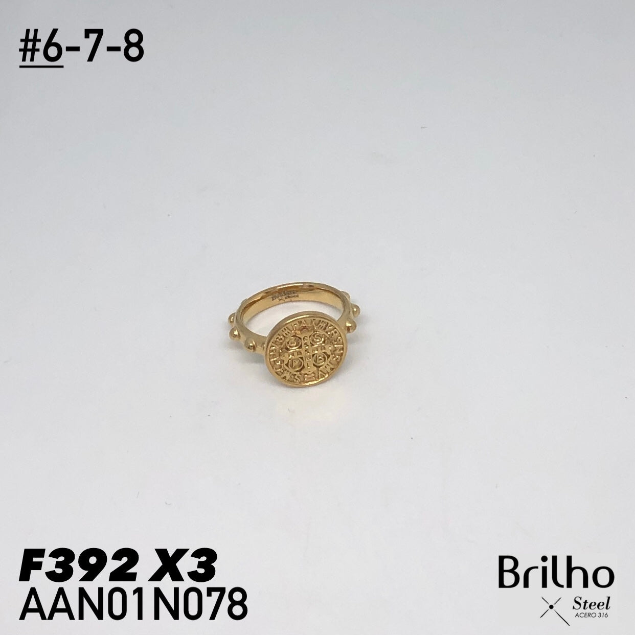AAN01N078 ANILLO PQX3 #6-7-8