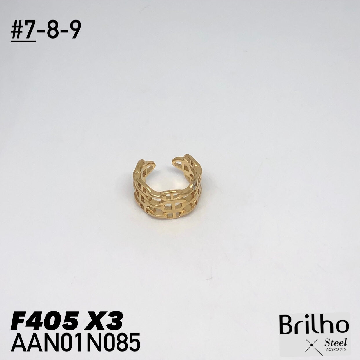 AAN01N085 ANILLO PQX3 #7-8-9