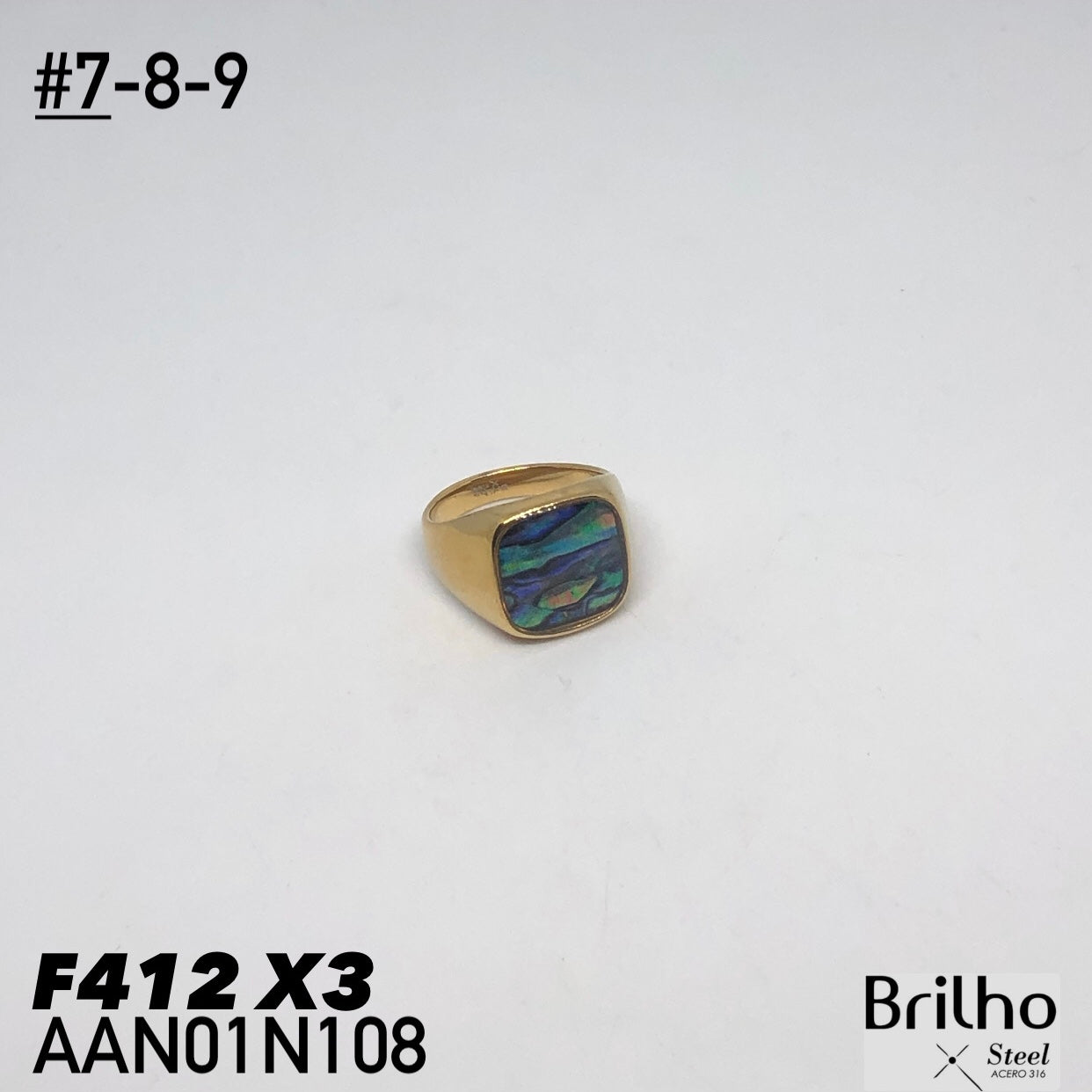 AAN01N108 ANILLO PQX3 #7-8-9