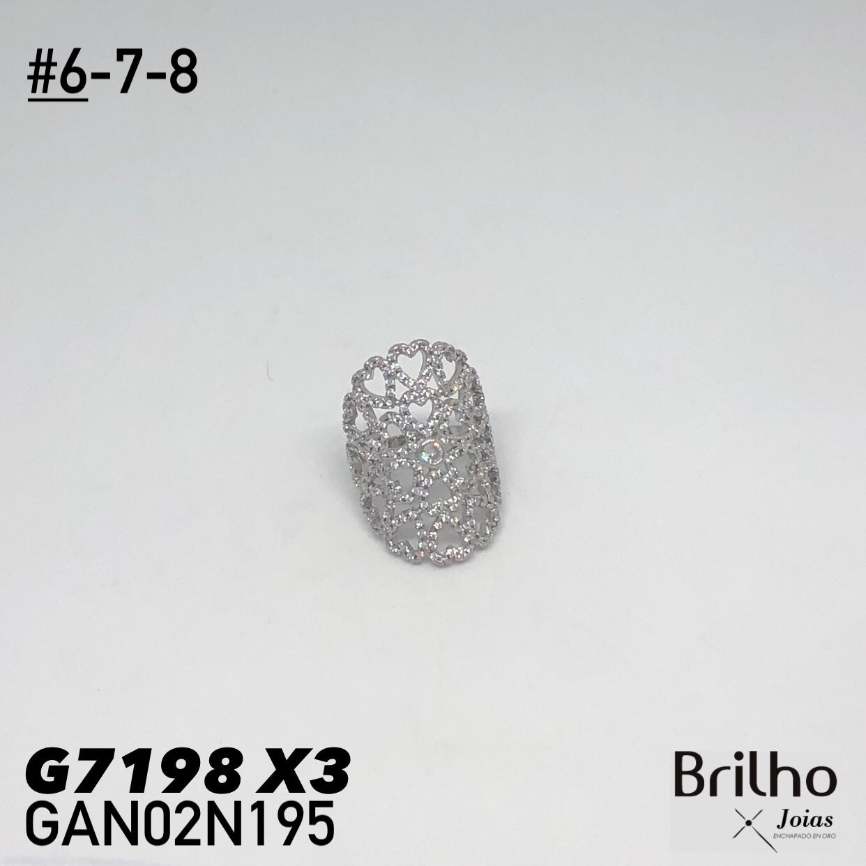 GAN02N195 ANILLO PQX3 #6-7-8