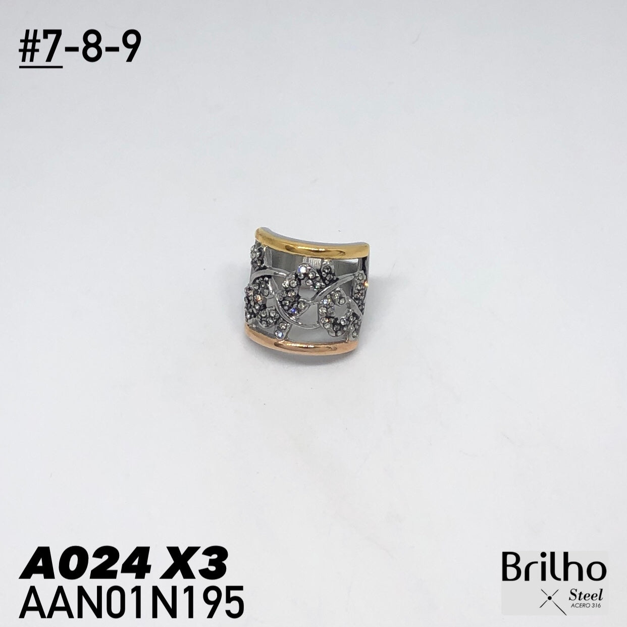 AAN01N195 ANILLO PQX3 #7-8-9