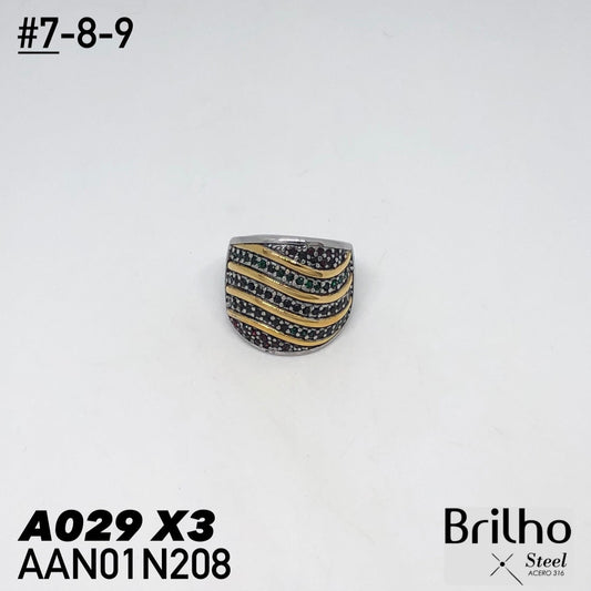 AAN01N208 ANILLO PQX3 #7-8-9