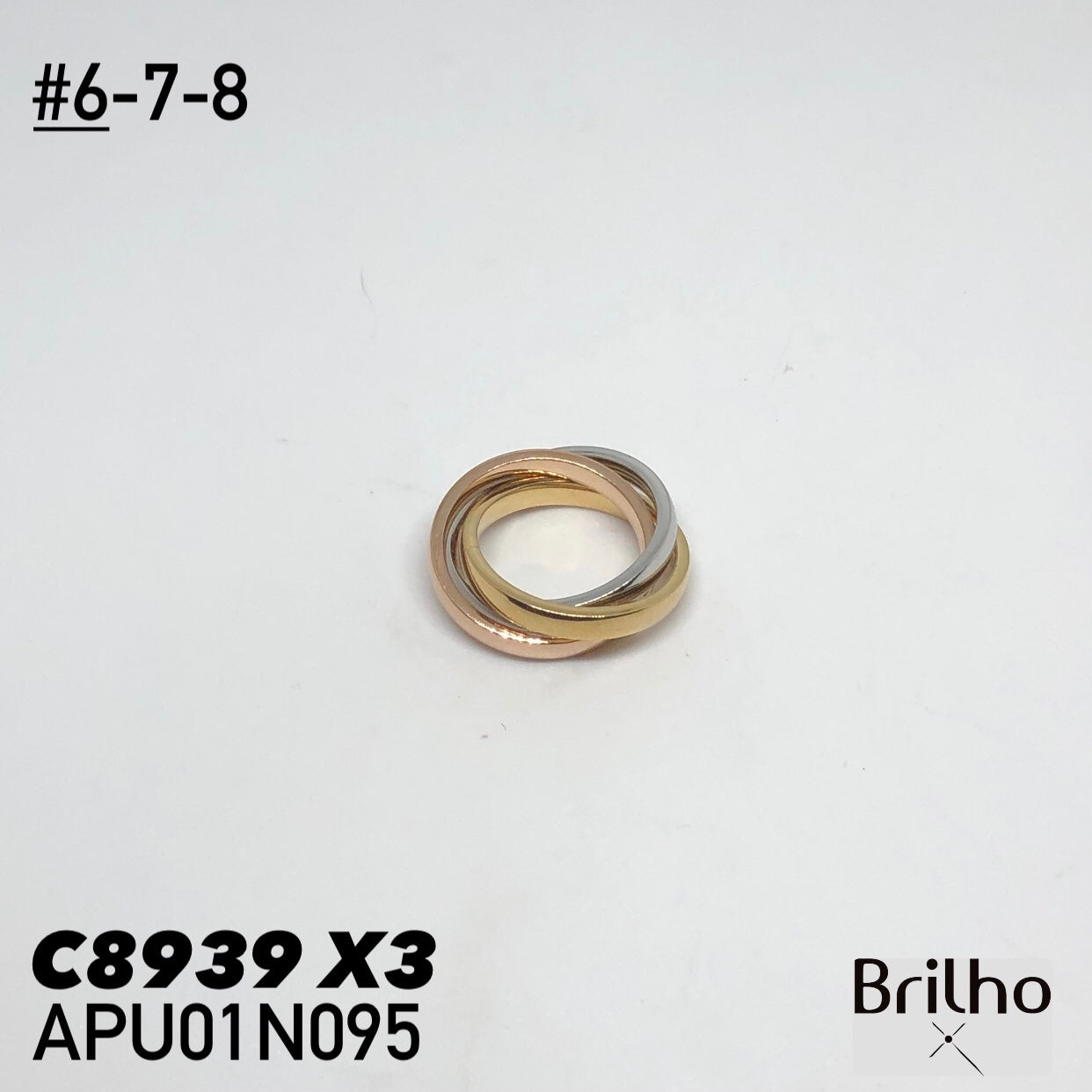 AAN01N095 ANILLO PQX3 #6-7-8