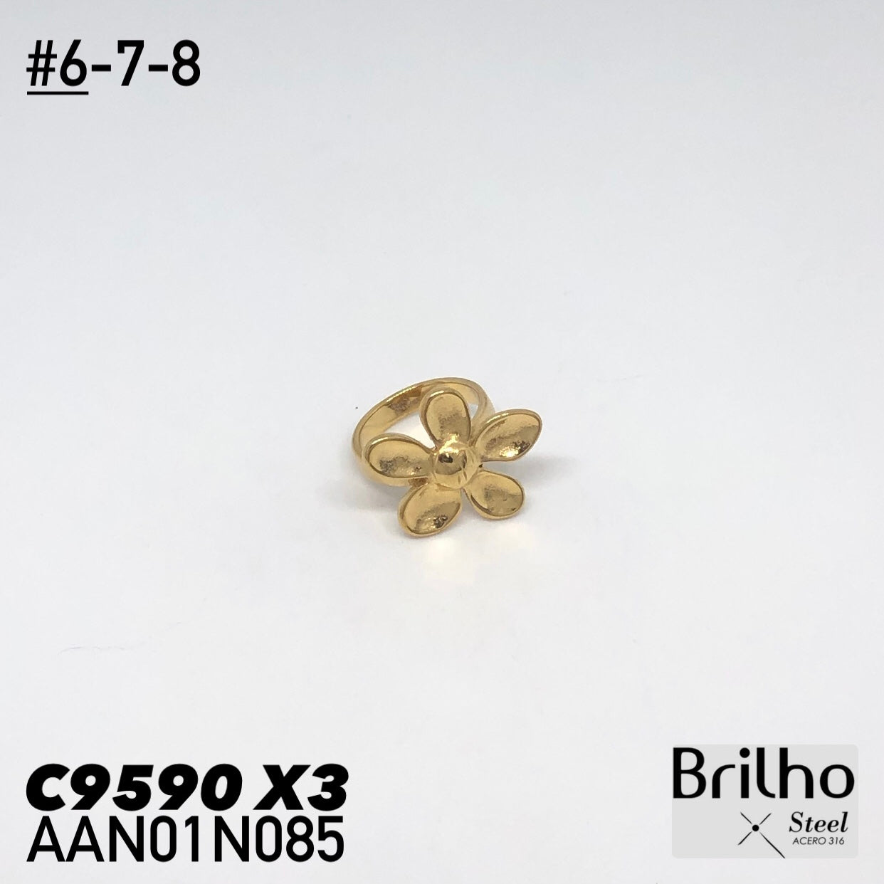 AAN01N085 ANILLO PQX3 #6-7-8