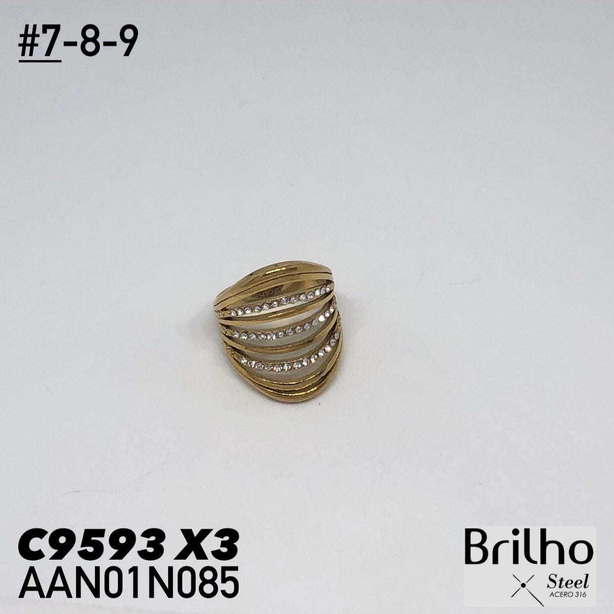 AAN01N085 ANILLO PQX3 #7-8-9