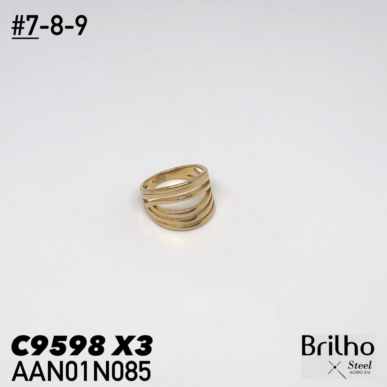 AAN01N085 ANILLO PQX3 #7-8-9