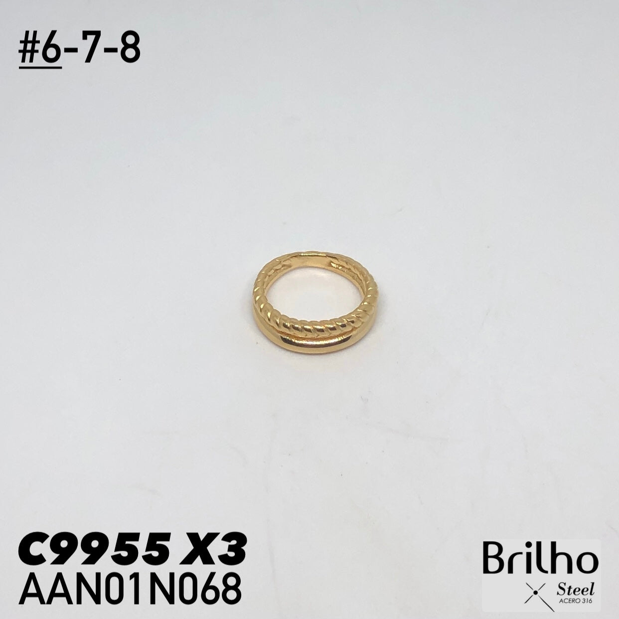 AAN01N068 ANILLO PQX3 #6-7-8