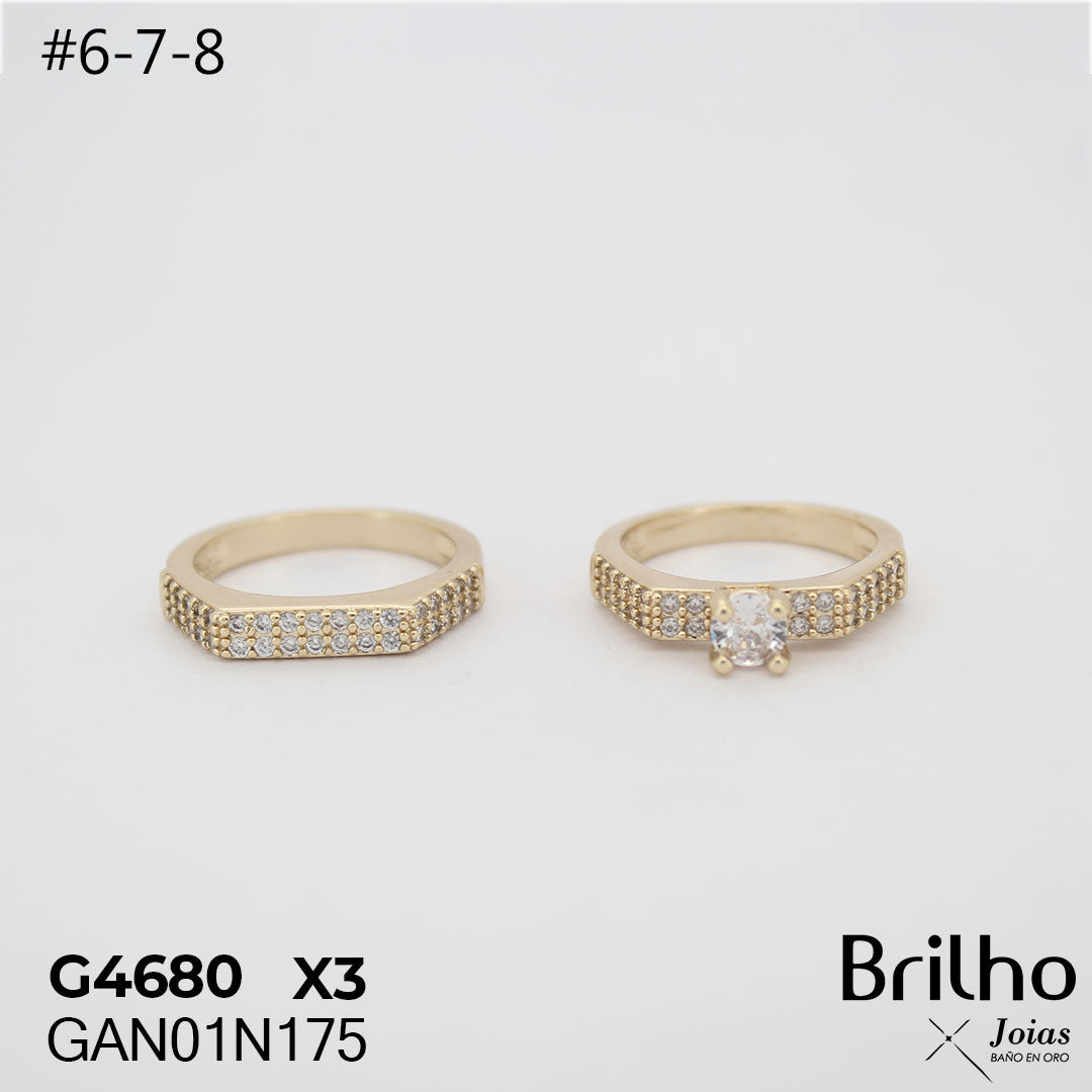 GAN01N175 ANILLO PQX3 #6-7-8