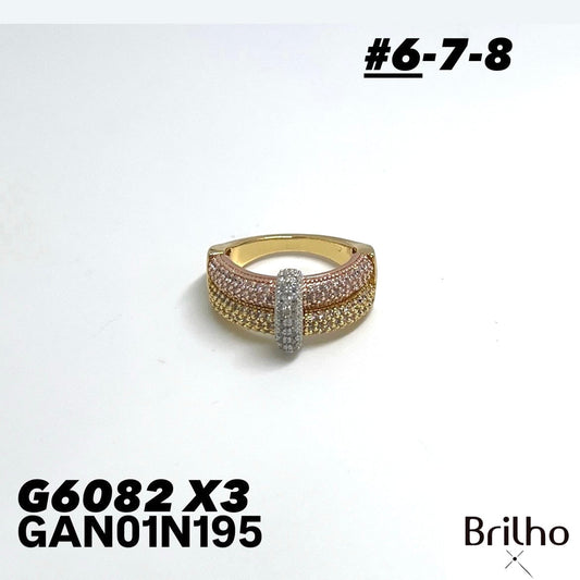 GAN01N195 ANILLO PQX3 #6-7-8